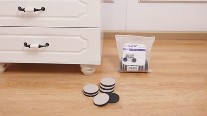 16 Pack Patins de Meubles - Tampons en Feutre pour un Déplacement Facile sur Tapis